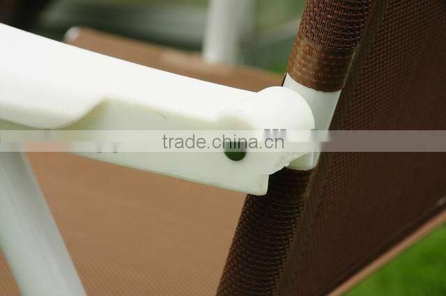 metal patio furniture sets in 6pcs(one table,four chair,one umbrella)