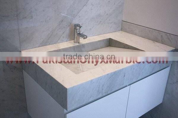 NEW WHITE ZIARAT (CARRARA ) MARBLE SINKS AND BASINS