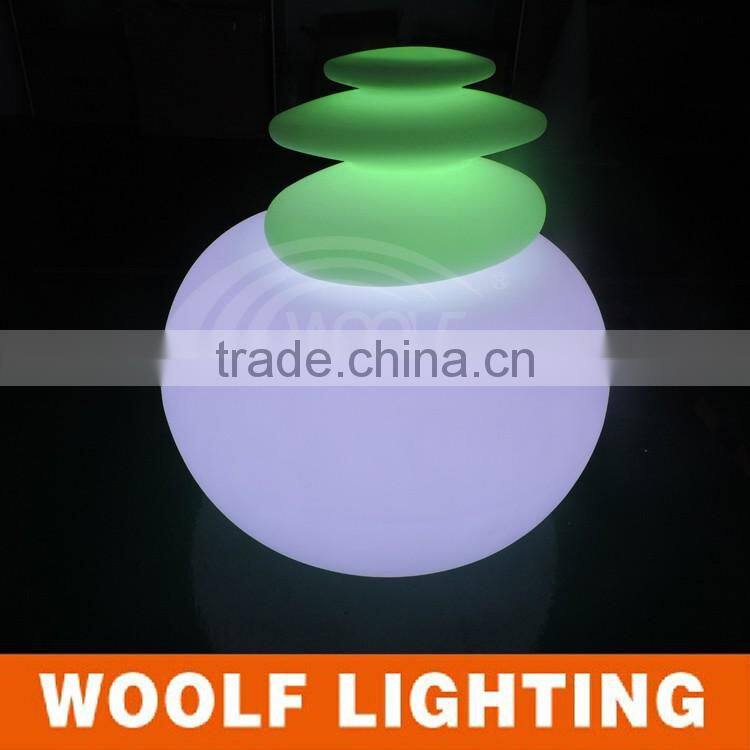 Color Changing Hotel Garden LED Stone Lamp Lighting