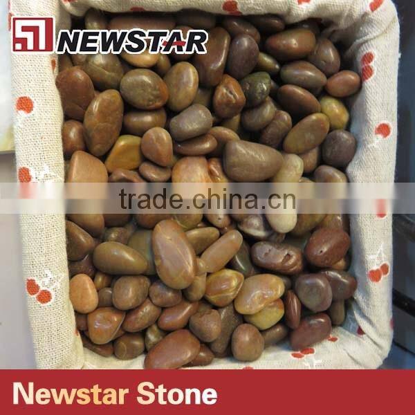 Graden pebble red polished pebbles