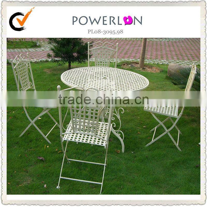 2014 outdoor folding metal bistro set
