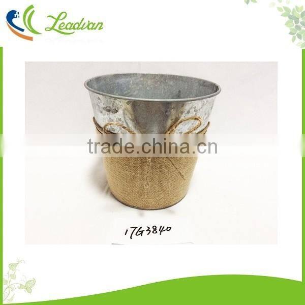Hot sale high quality custom made galvanized metal bucket