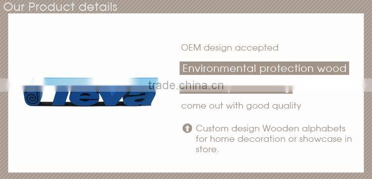 Billboard Wooden alphabet letters,wood crafts letters for company logo