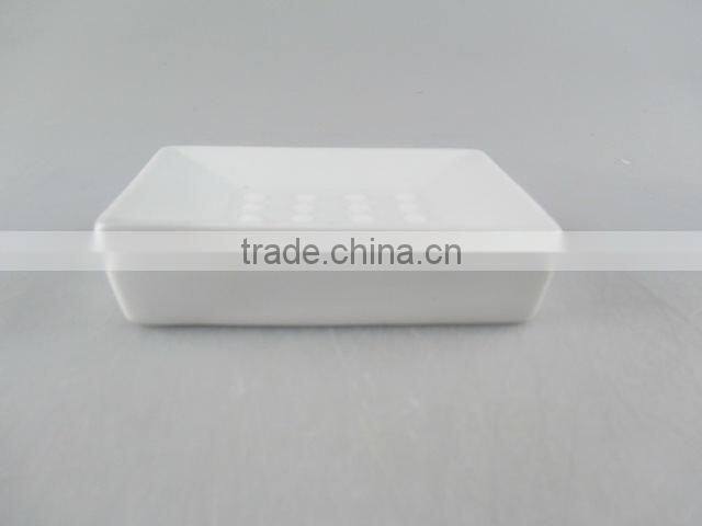 White ceramic toilet soap holder in stock