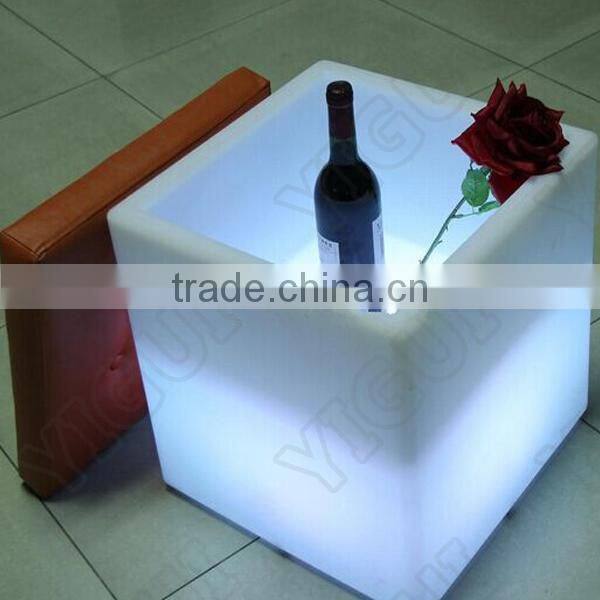 hot sale Multi color change pot/led flower vase/pub icebucket