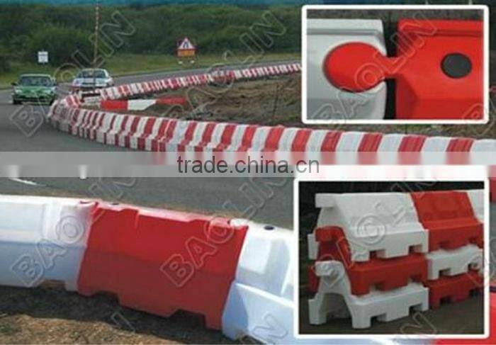 High quality plastic water filled parking barrier