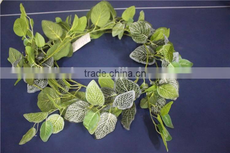 artificial rattan long leaf vines graden decoration leaf rattan