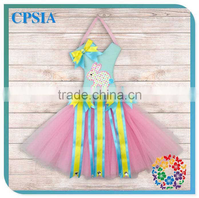 Snowflake Decoration ribbon bow holder Tulle Pettiskirt Cute Party Tutus dresses Fashion Accessory for Boutique