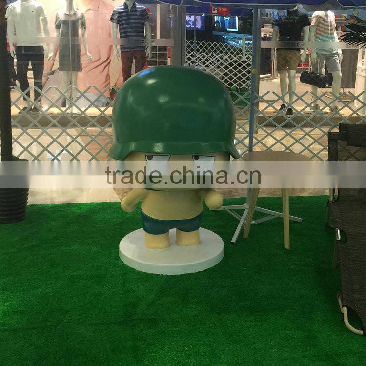 Fiberglass cartoon figurine