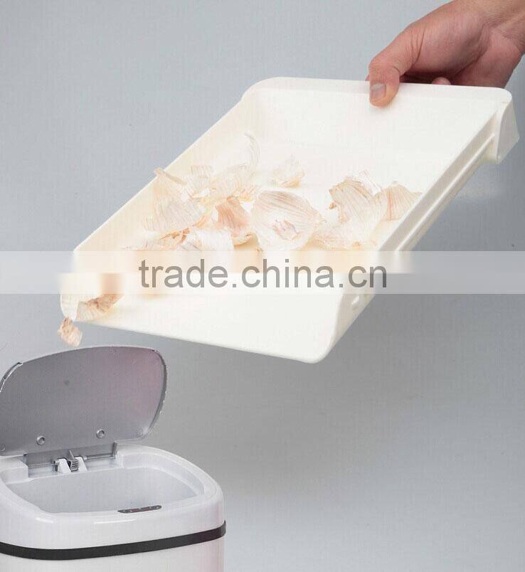 color vegetable cutting board with drawer