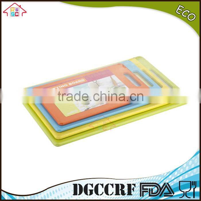 NBRSC Plastic polypropylene vegetable cutting board sala chopper chopping block