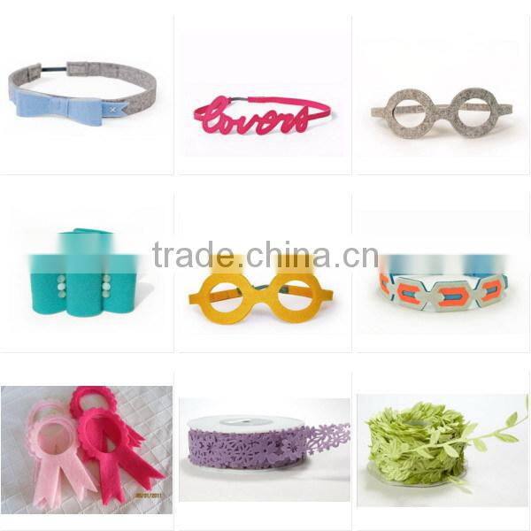 Hot sale eco friendly handmade felt Sunglasses Headband decoration made in China