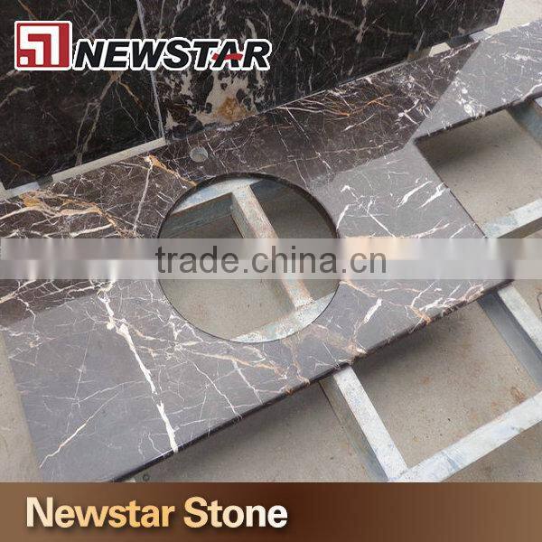 Newstar China Banjo Marble Vanity Top Bathroom Brown Marble Vanity Tops Marble Counter Tops