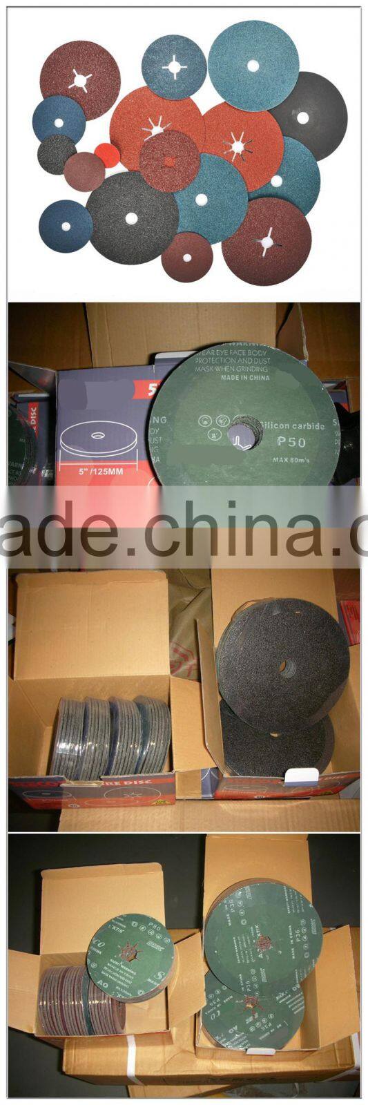 125mm abrasive fiber disc