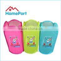 New Fashion Oxford Folding Laundry Hamper Trolley With Cover