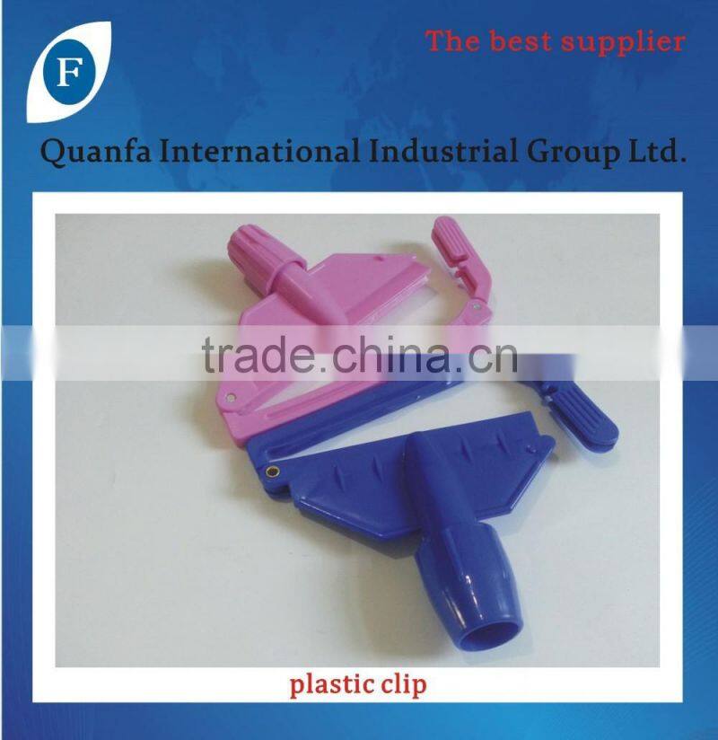 Plastic mop clamp