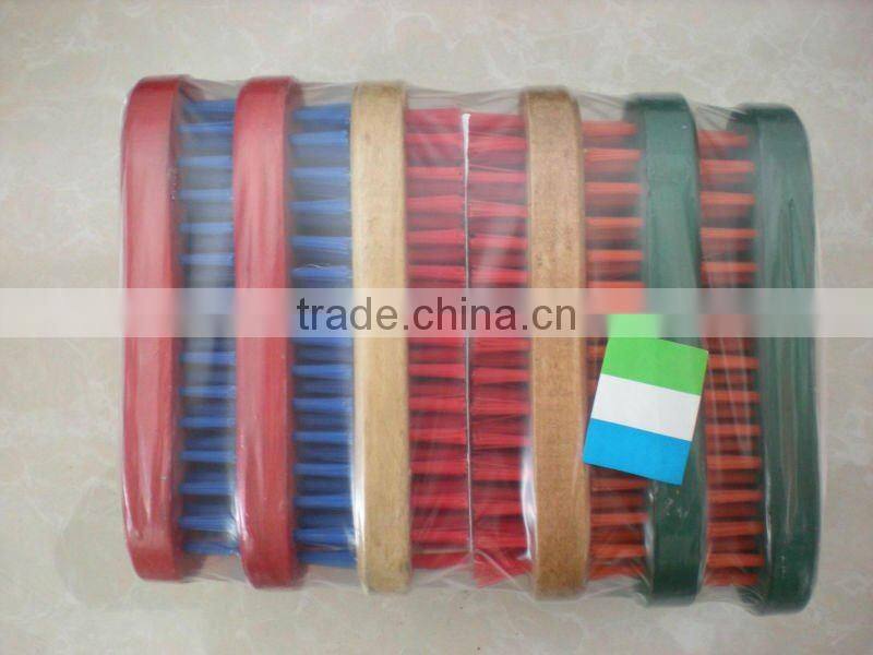 wooden shoe brush