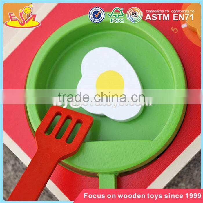 wholesale preschool play food wooden cooking toys new design wooden cooking toys for kids W10B187
