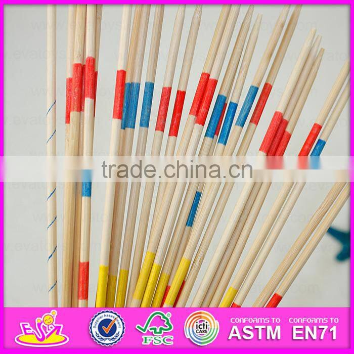 2017 Top fashion kids wooden mikado sticks custom children wooden mikado sticks W01B015-S