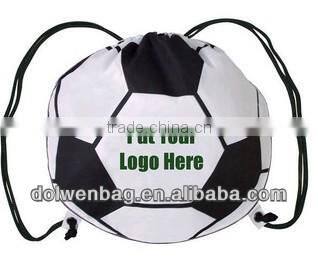 2014 fashional foldable soccer drawstring bag for sale