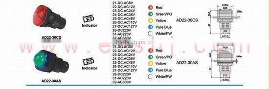LED push button, LED pushbutton