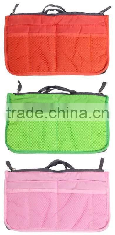 2015 Women's Bag Purse Travel Organiser Organizer Insert Designer Handbag Pouch Large Liner make up storagebag