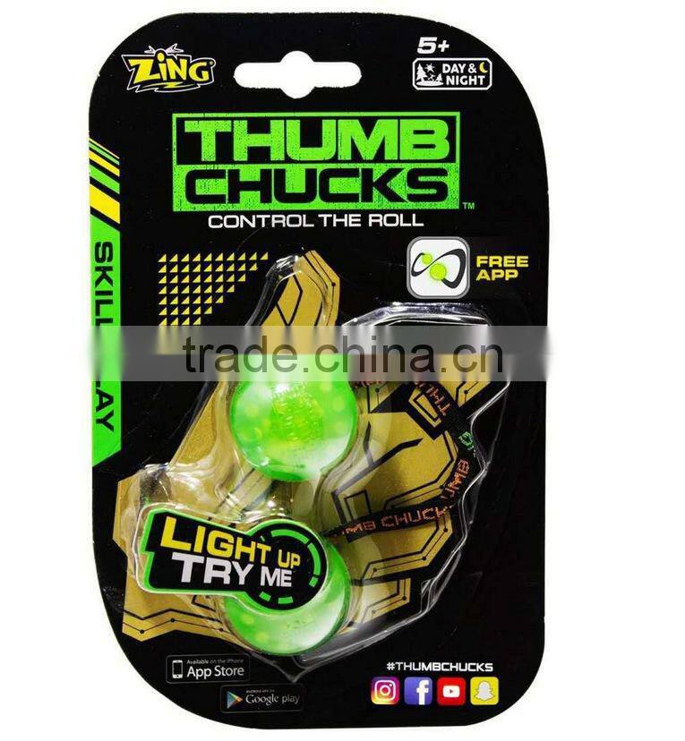 New Fidget Toys Begleri Thumb Chucks Finger Yoyo Anti Stress Toy yoyo Ball Glow In The Dark
