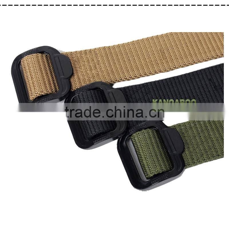 Fashion Tactical Waist Belt With Metal Belt Clip
