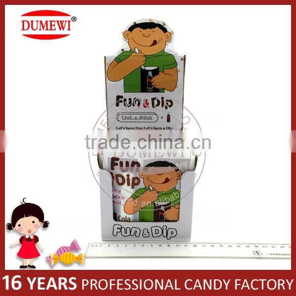 Fun and Dip Sour Powder Candy with Tablet Stick Candy