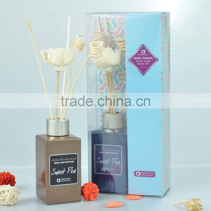 fragrance oil air freshener with handmade sola flower diffuser