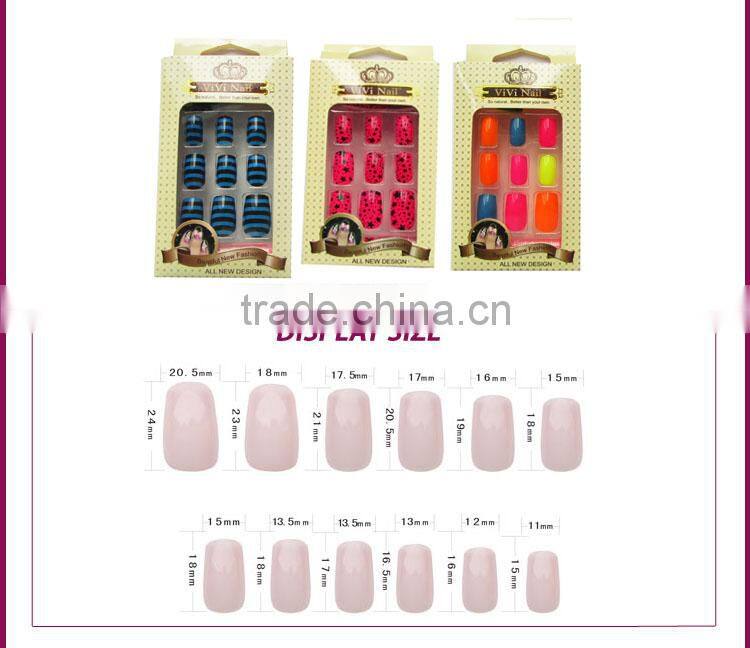 HOT Fashion European style full cover ABS fake nails tips nail factory