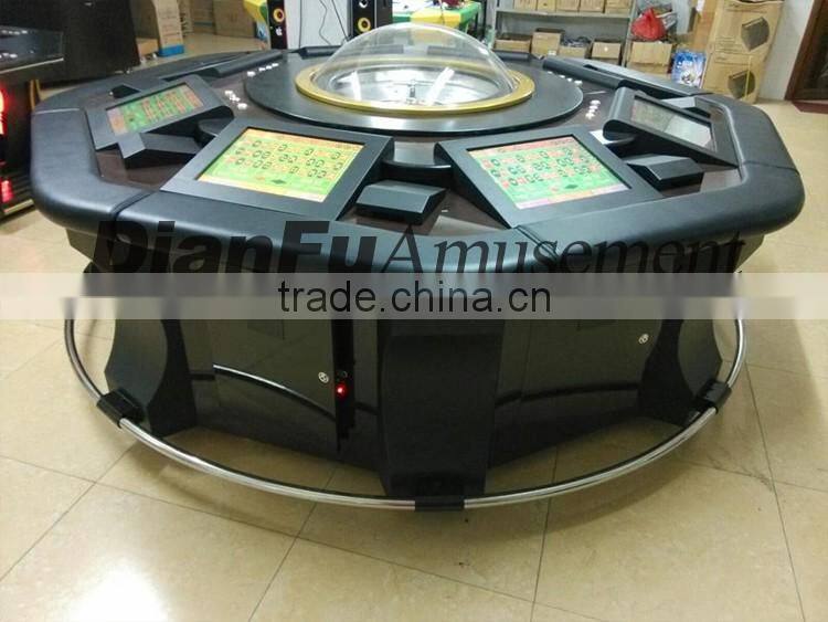 High qualllty PCB touch screen electronic gamblng 6/8/10/12 players 17 inc roulettte machine manufacturer in Triidad and Tobago
