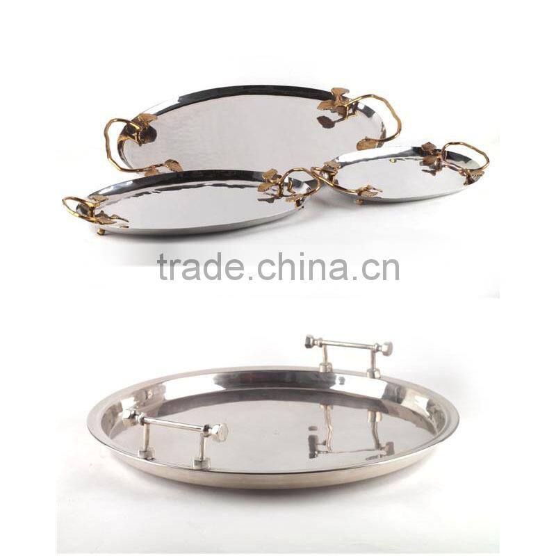 Art Style Stainless Steel Fruit Plate