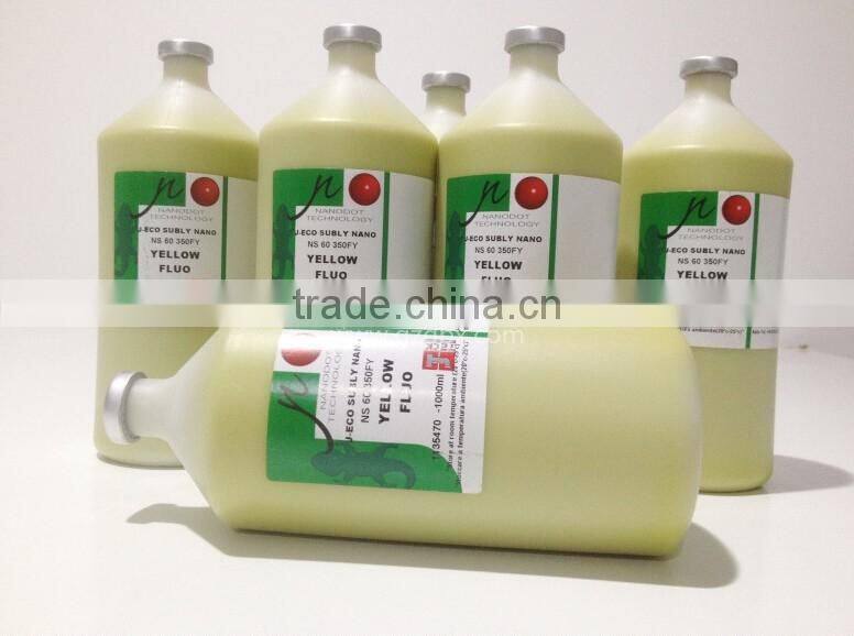 High transfer rate Italy neon sublimation ink