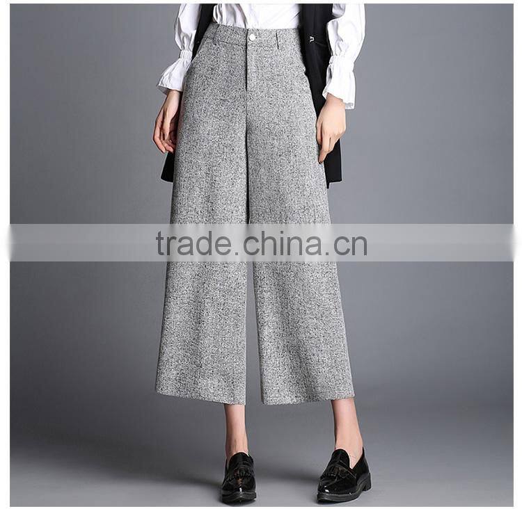 2017 nine pants loose wide leg pants female waist pants feet wide leg pants custom made manufacturer
