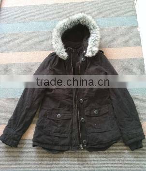 GZY slim and fashion model middle east goose down jacket women fashion double layer stock guangzhou factory 2017 heavy latest