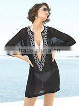 Printed and Sequenced Beach Cover ups