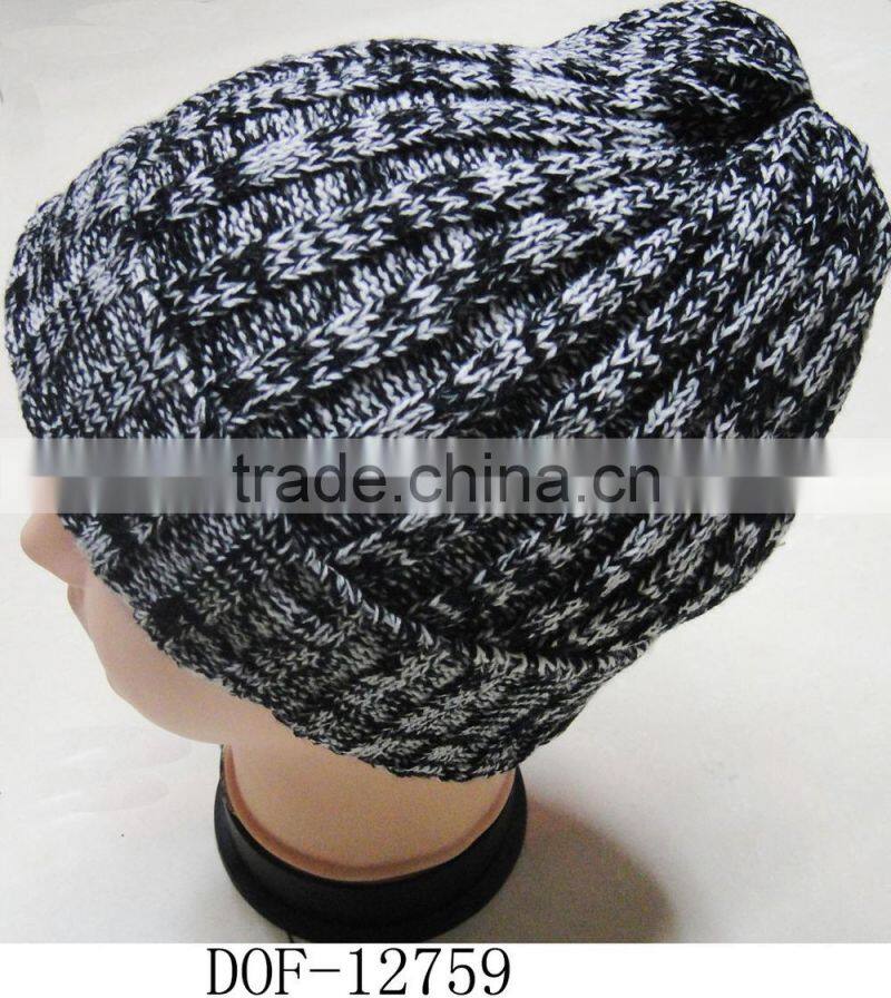Fashion most popular crochet acrylic crochet beanie for winter