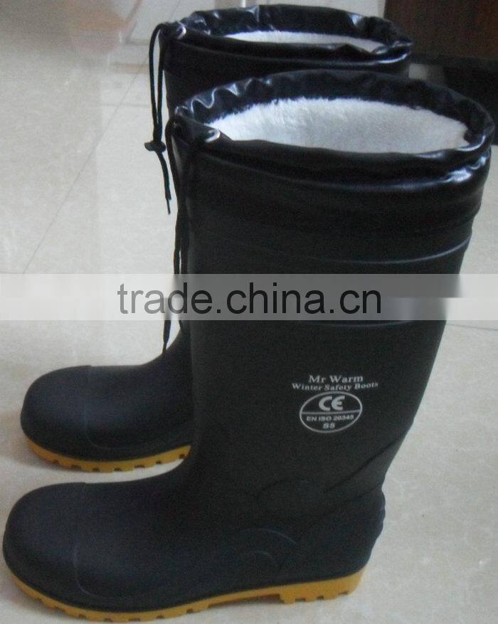 Factory Anti Static PVC Heat Protection Chemical Mining Safety Boots