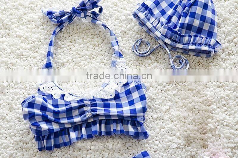 Wholesale Swimwear Gingham Sling Bikinis In Bulk New Added Products 2017