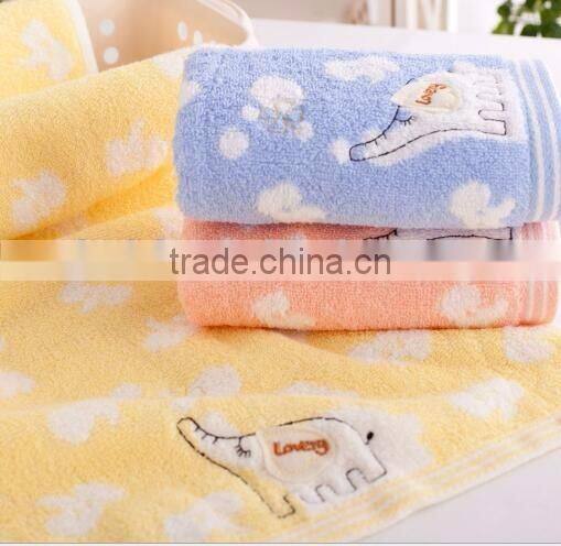 Wholesale Home Textile 100% Bamboo Fiber Kids face towels