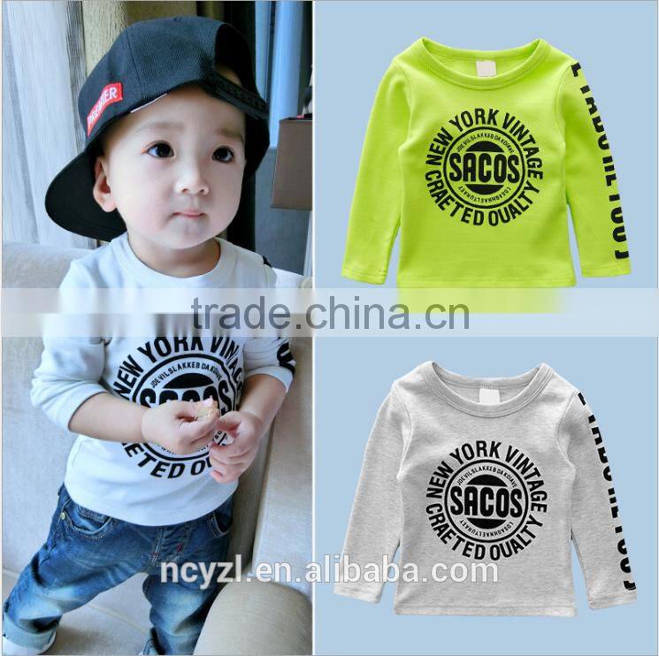 100% cotton baby winter clothes and printing baby boys hoodies made in China