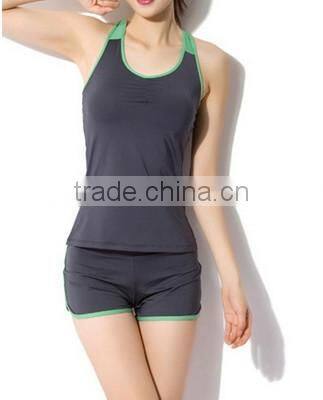 Green Summer Women Yoga Coordinates Wear Modal Sexy Sportswear