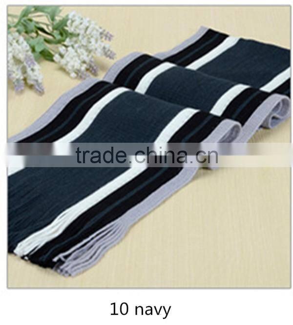 New arrival cheap price high quality wool knitting design men's winter warm scarf