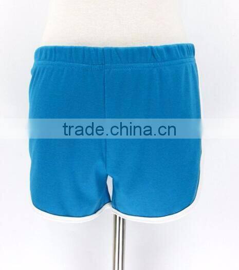 Runwaylover Custom Summer Sexy Bright Color Hot High Waist Gym Sport Women Cotton Shorts