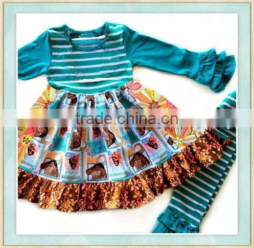 Baby girls backless dress long sleeve bulk dress fall outdoor wear for kids party girls clothing