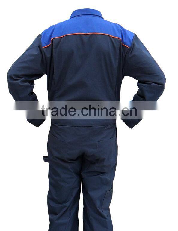 Wholesale poly/cotton OEM manufacturer overall workwear uniform design