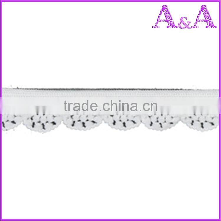 lace snap weave elastic band for sports bra