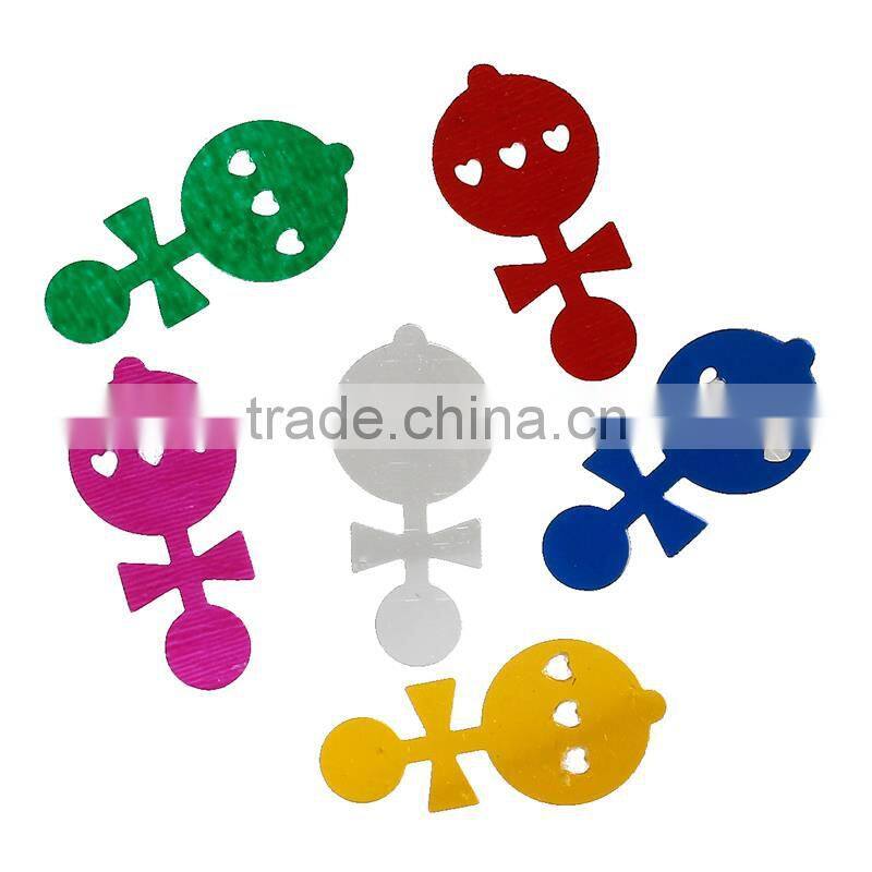 PVC Confetti Party Decoration Baby Shower Bell At Random