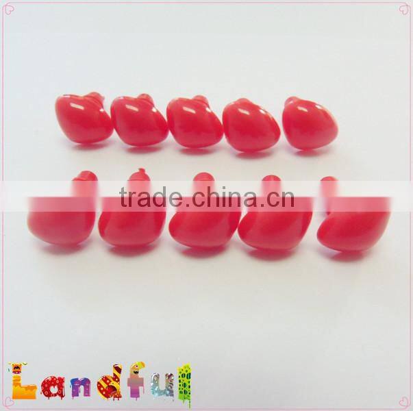 12mm Plastic Red Nose Craft Triangle Nose Bear Dog Cat Bonny Nose